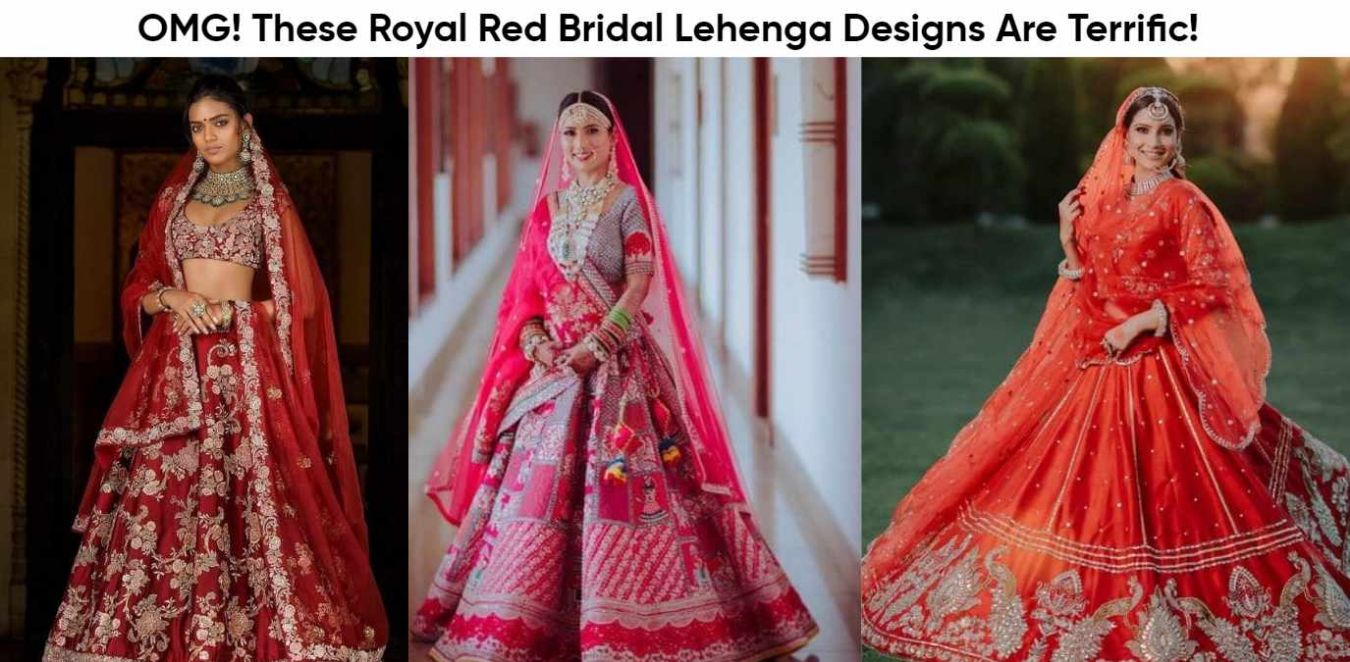 Mesmerizing Collection of Royal Red Bridal Lehenga Designs